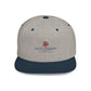 Taste of Freedom Flat Bill Snapback Hat — Patriotic American Flag BBQ Logo Cap