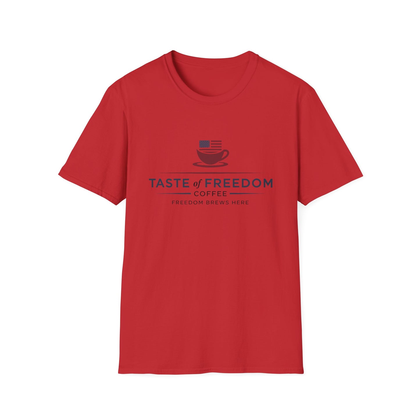 Taste of Freedom Coffee T-Shirt — Patriotic Coffee Lover Tee