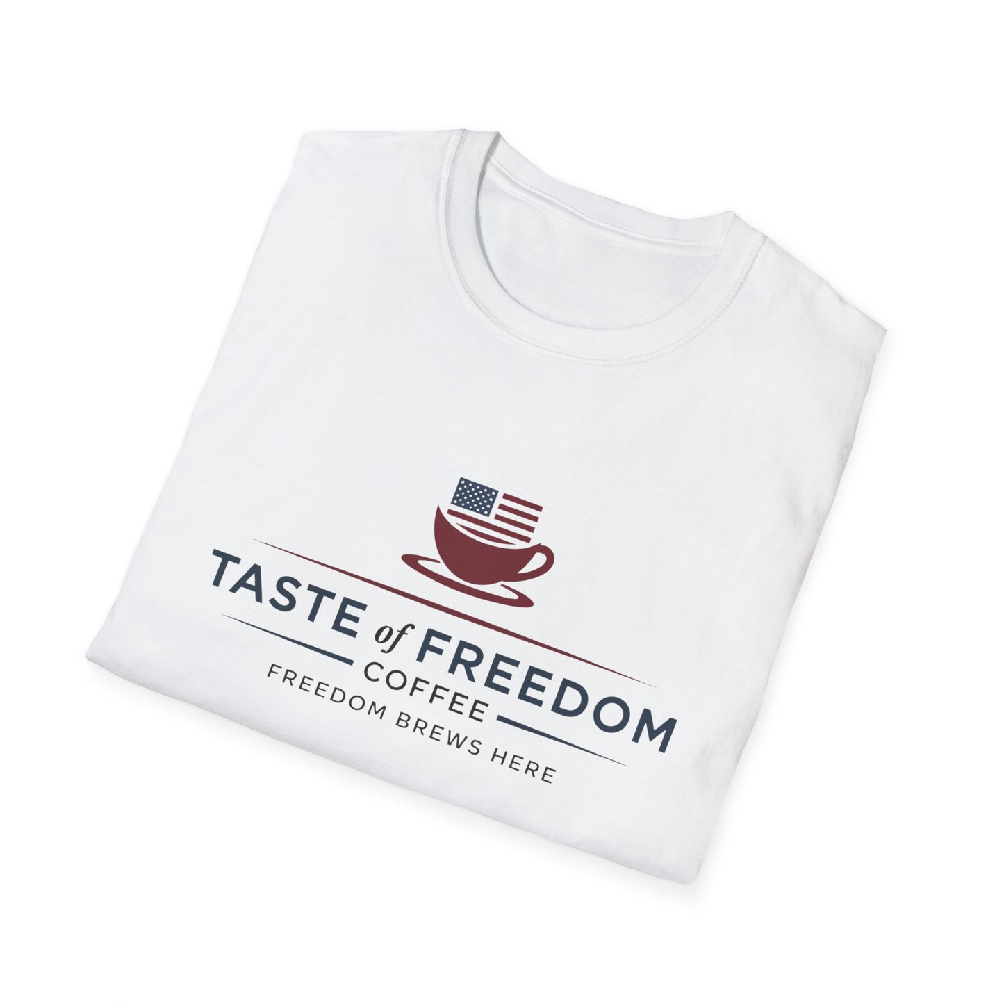 Taste of Freedom Coffee T-Shirt — Patriotic Coffee Lover Tee