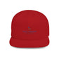 Taste of Freedom Flat Bill Snapback Hat — Patriotic American Flag BBQ Logo Cap