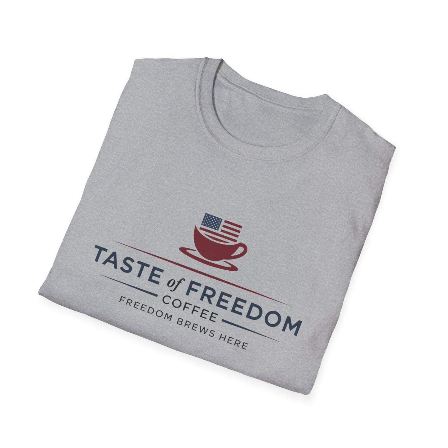 Taste of Freedom Coffee T-Shirt — Patriotic Coffee Lover Tee
