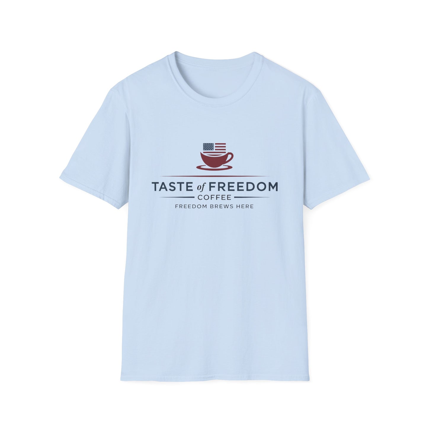 Taste of Freedom Coffee T-Shirt — Patriotic Coffee Lover Tee