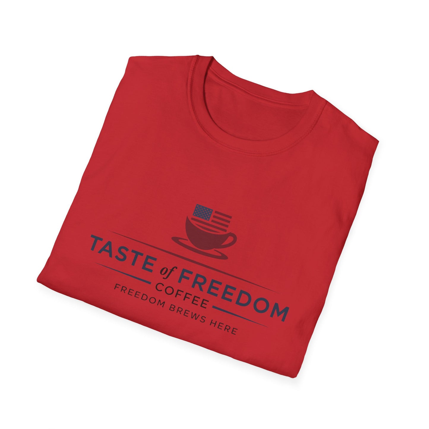Taste of Freedom Coffee T-Shirt — Patriotic Coffee Lover Tee